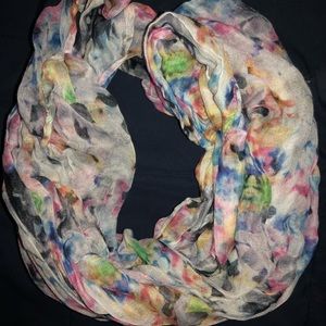 multi color infinity scarf